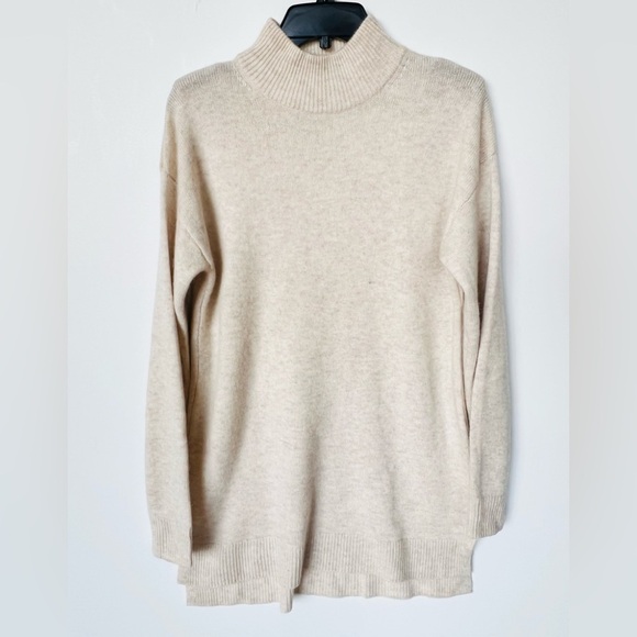 Halogen Sweaters - Halogen Wool/ Cashmere Blend Mock Sweater